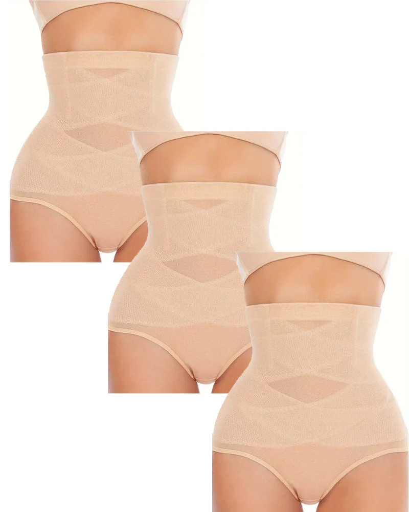 Women'S High-Waisted Shapewear Panties(3 pcs) - Image 22