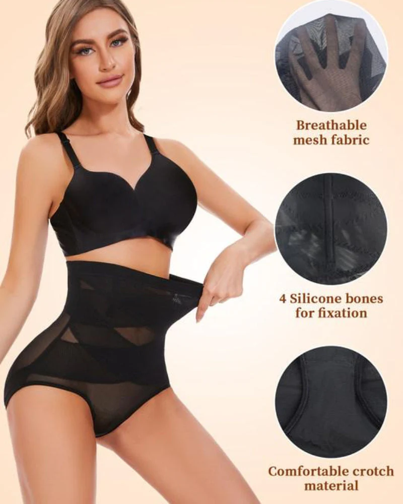 Women'S High-Waisted Shapewear Panties(3 pcs) - Image 9