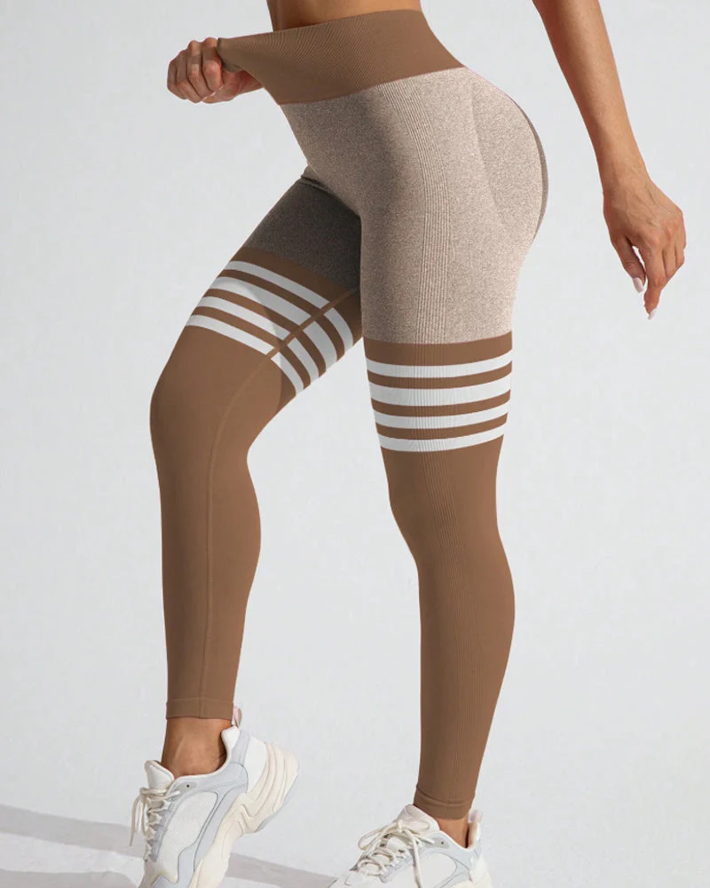 Scrunch Thigh-Highs Butt Lifting Workout Leggings - Image 8