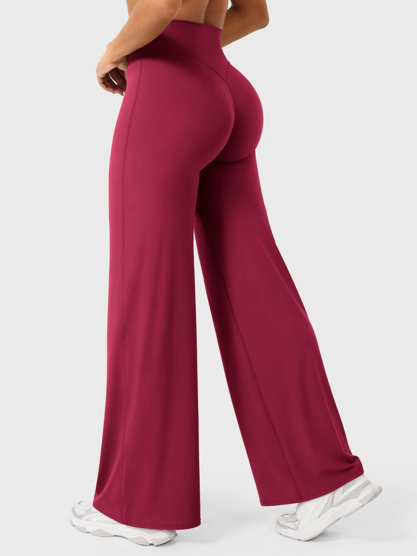 Leggings High-Waist Straight-Leg No Front Seam Buttery Soft Gym Yoga Pants for Women Fitness Tights - Image 104