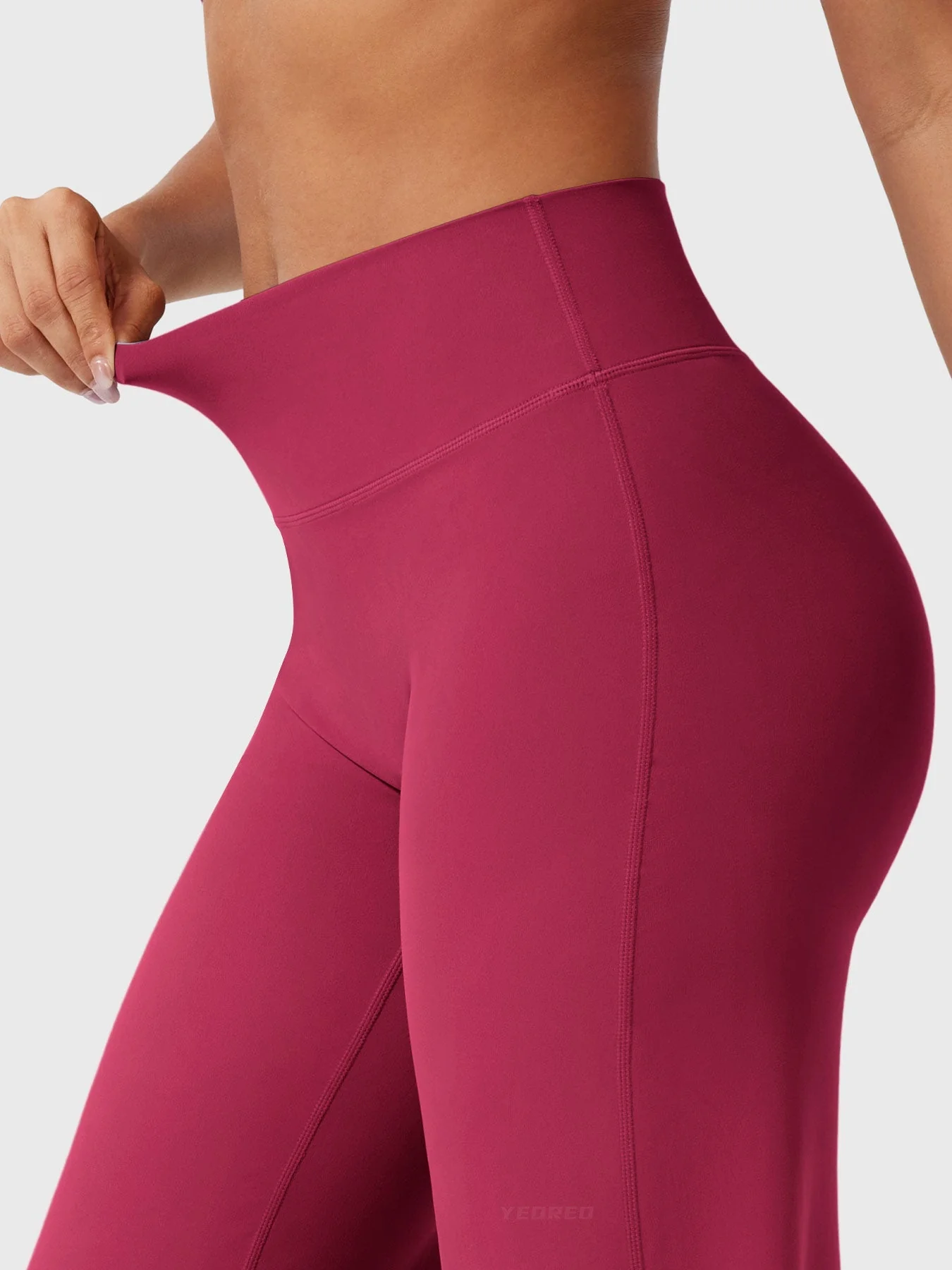 Leggings High-Waist Straight-Leg No Front Seam Buttery Soft Gym Yoga Pants for Women Fitness Tights - Image 105