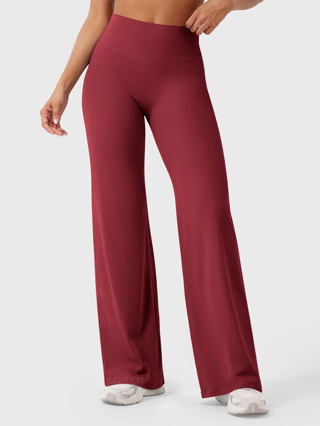 Leggings High-Waist Straight-Leg No Front Seam Buttery Soft Gym Yoga Pants for Women Fitness Tights - Image 11