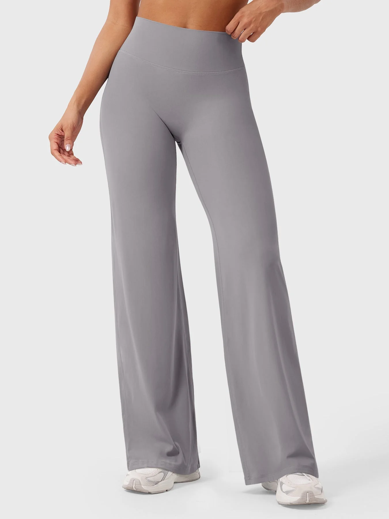 Leggings High-Waist Straight-Leg No Front Seam Buttery Soft Gym Yoga Pants for Women Fitness Tights - Image 110