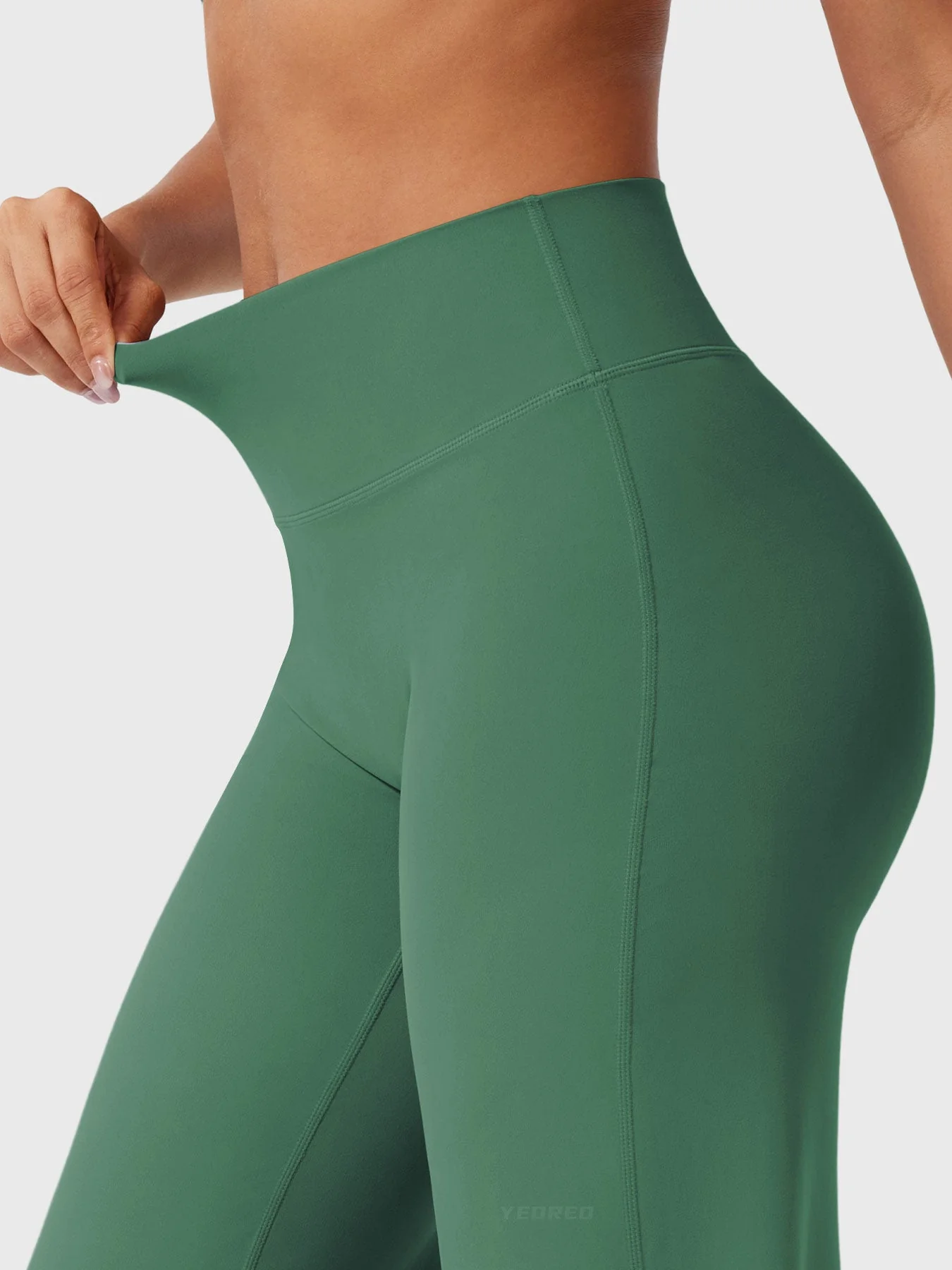 Leggings High-Waist Straight-Leg No Front Seam Buttery Soft Gym Yoga Pants for Women Fitness Tights - Image 123