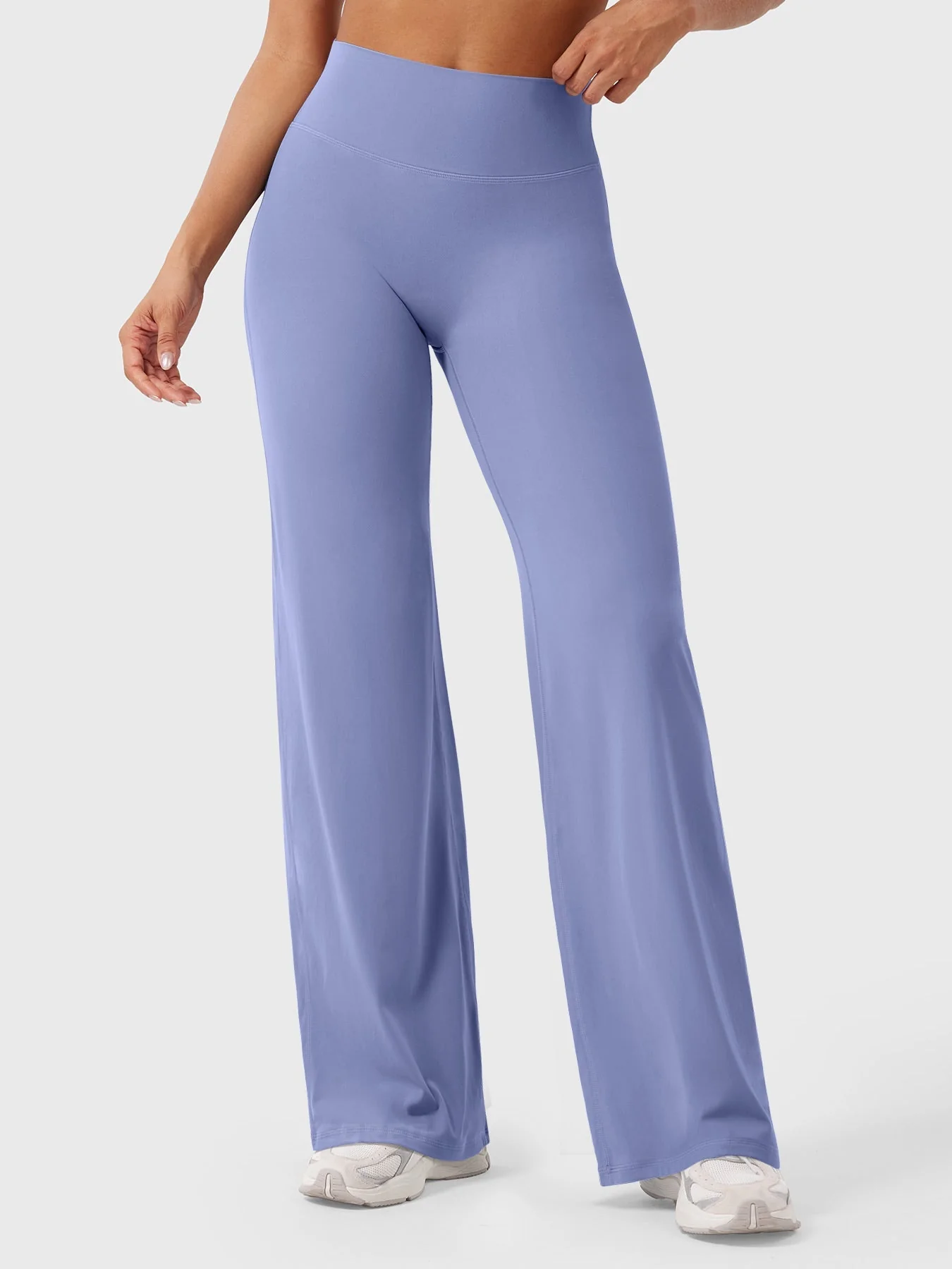Leggings High-Waist Straight-Leg No Front Seam Buttery Soft Gym Yoga Pants for Women Fitness Tights - Image 128