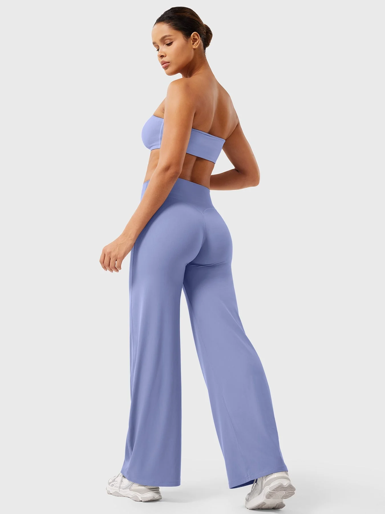 Leggings High-Waist Straight-Leg No Front Seam Buttery Soft Gym Yoga Pants for Women Fitness Tights - Image 134