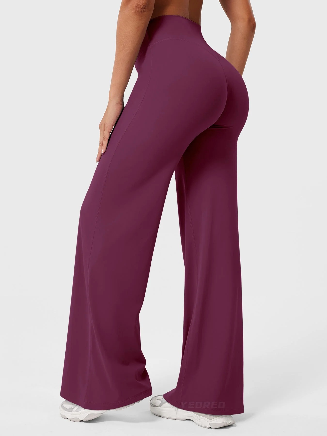 Leggings High-Waist Straight-Leg No Front Seam Buttery Soft Gym Yoga Pants for Women Fitness Tights - Image 136