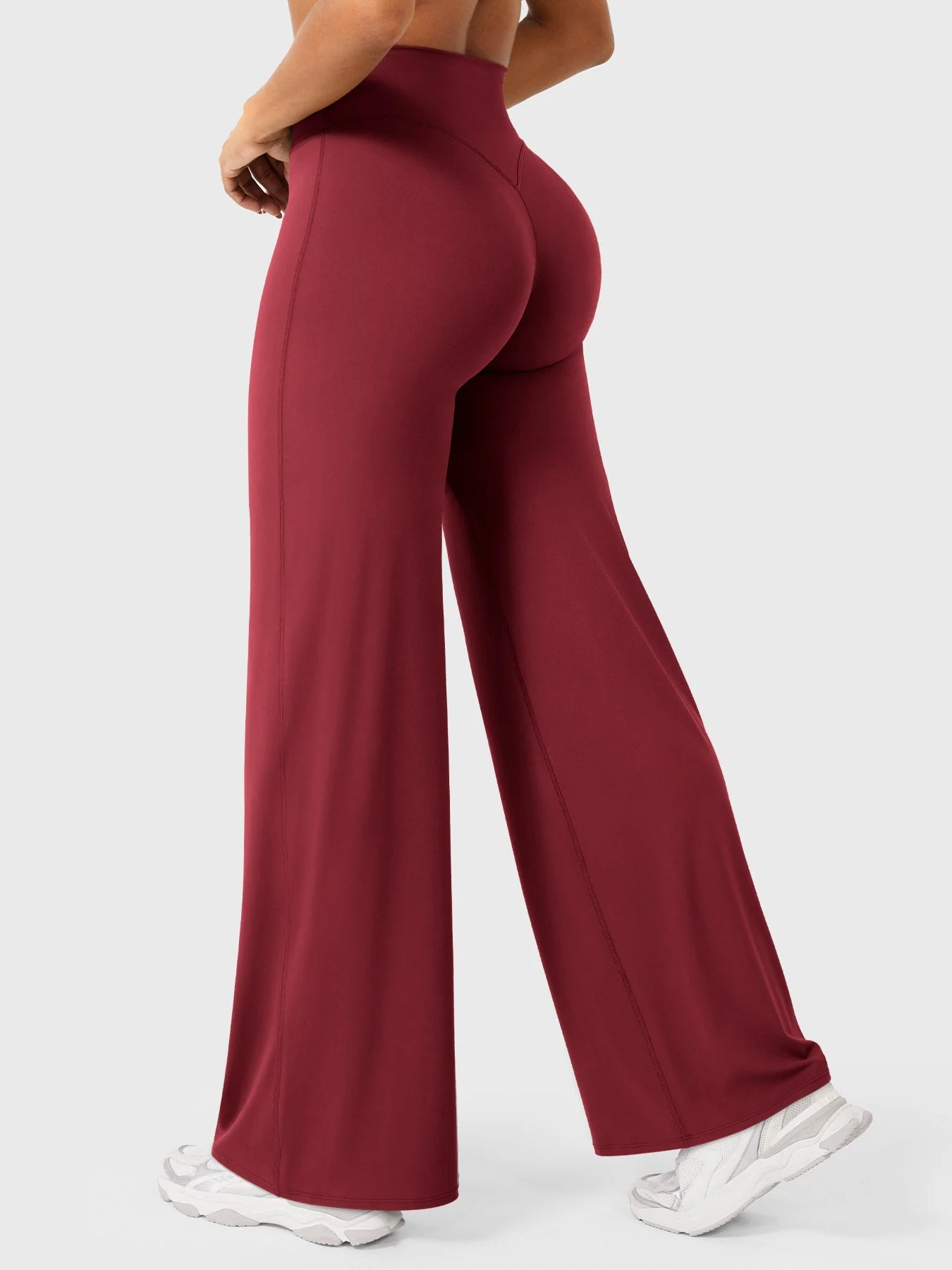 Leggings High-Waist Straight-Leg No Front Seam Buttery Soft Gym Yoga Pants for Women Fitness Tights - Image 14