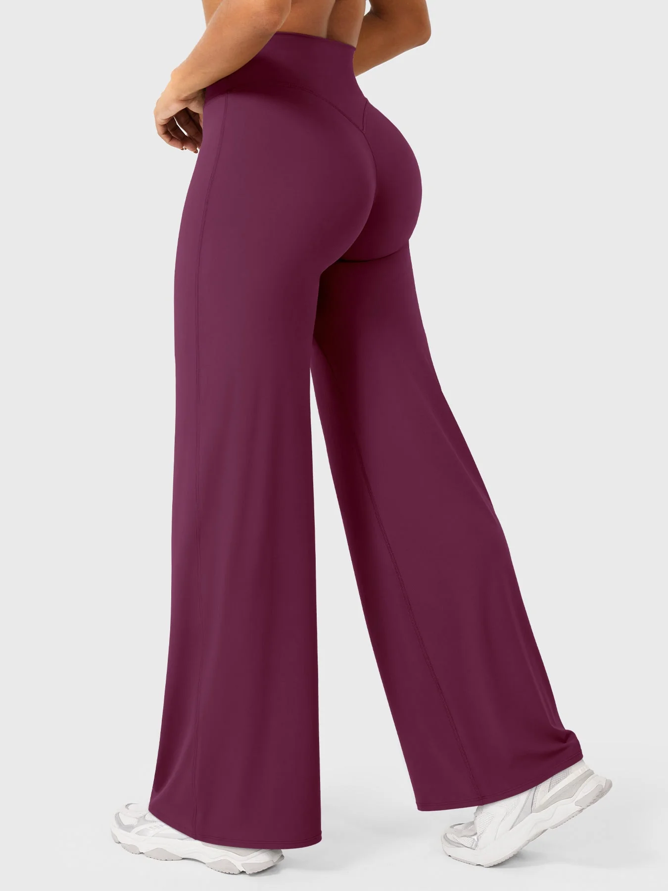 Leggings High-Waist Straight-Leg No Front Seam Buttery Soft Gym Yoga Pants for Women Fitness Tights - Image 140