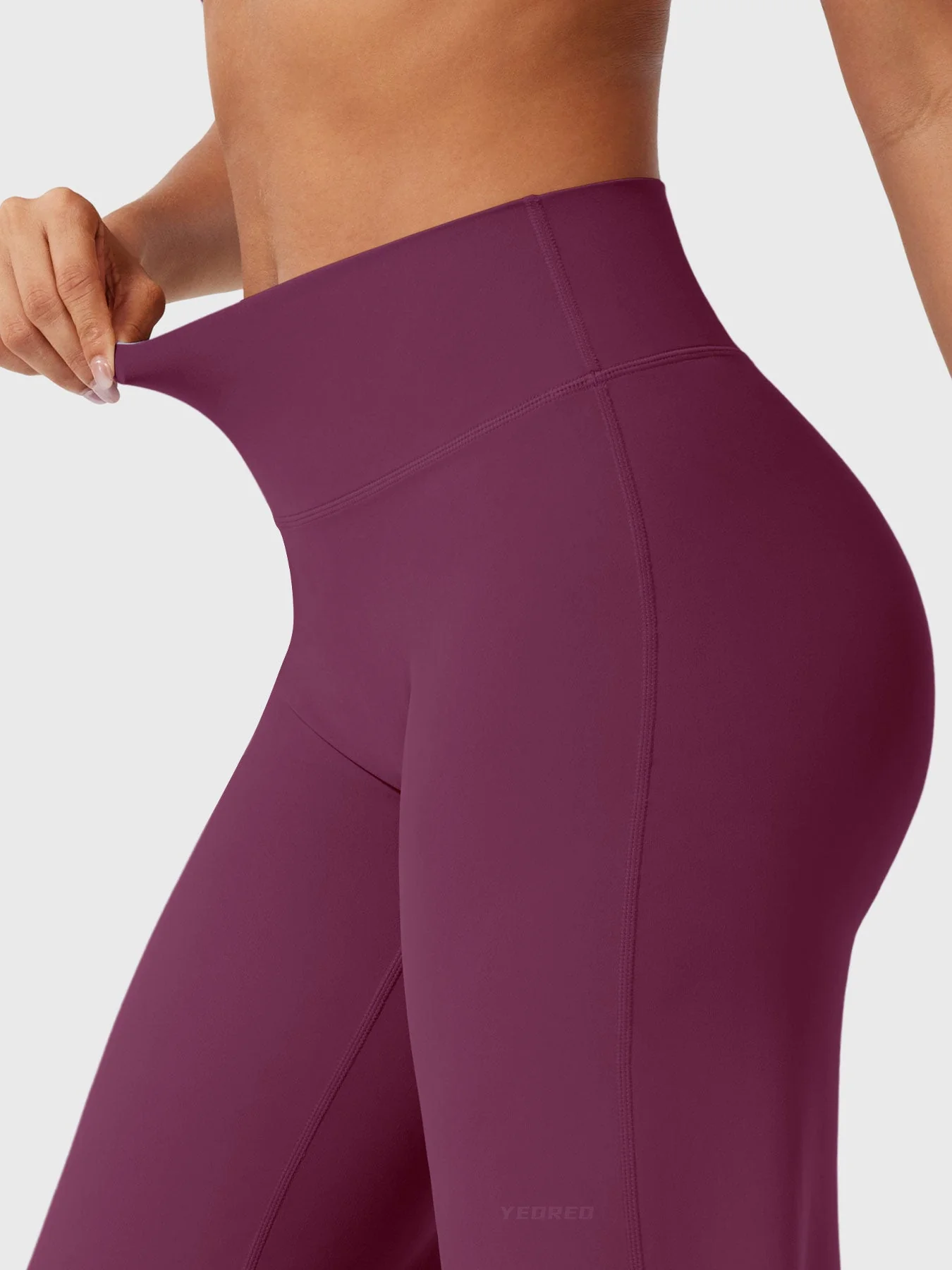 Leggings High-Waist Straight-Leg No Front Seam Buttery Soft Gym Yoga Pants for Women Fitness Tights - Image 141