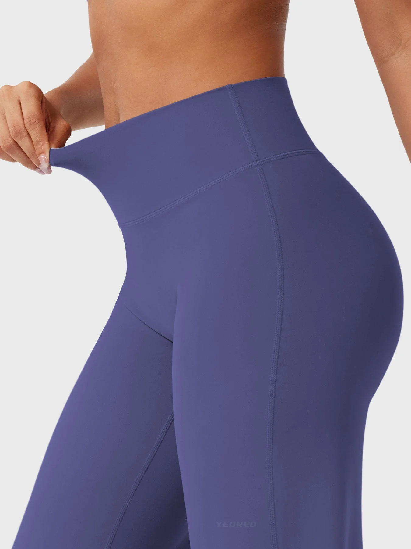 Leggings High-Waist Straight-Leg No Front Seam Buttery Soft Gym Yoga Pants for Women Fitness Tights - Image 150