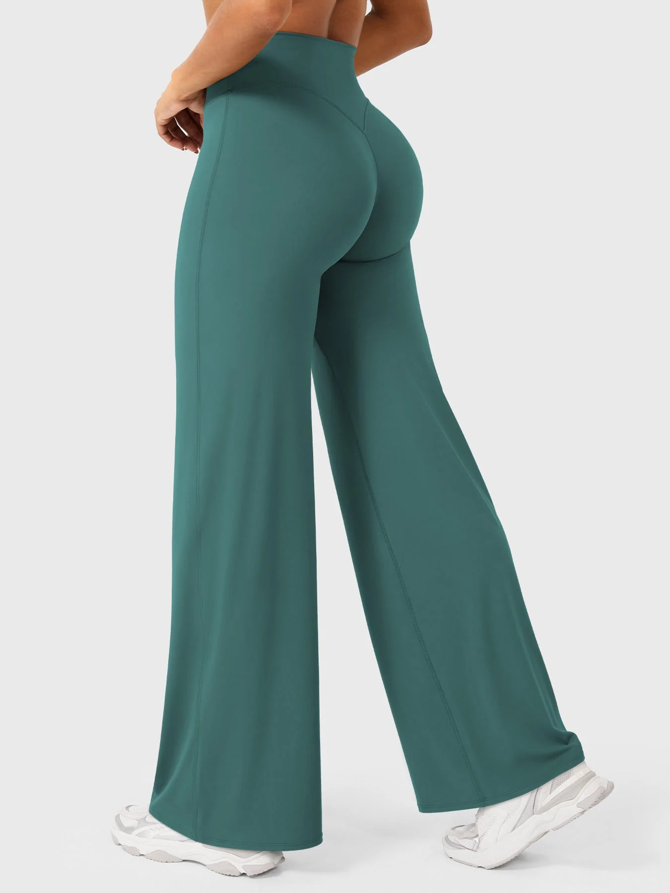 Leggings High-Waist Straight-Leg No Front Seam Buttery Soft Gym Yoga Pants for Women Fitness Tights - Image 158