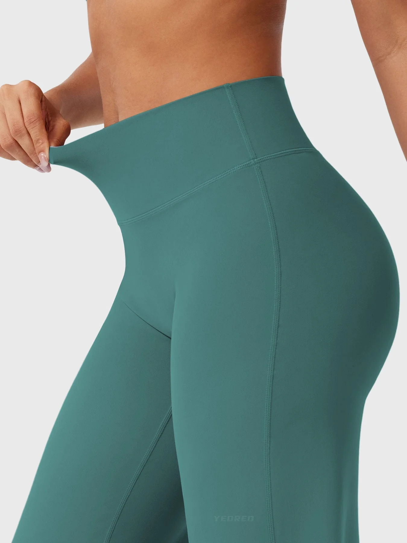 Leggings High-Waist Straight-Leg No Front Seam Buttery Soft Gym Yoga Pants for Women Fitness Tights - Image 159