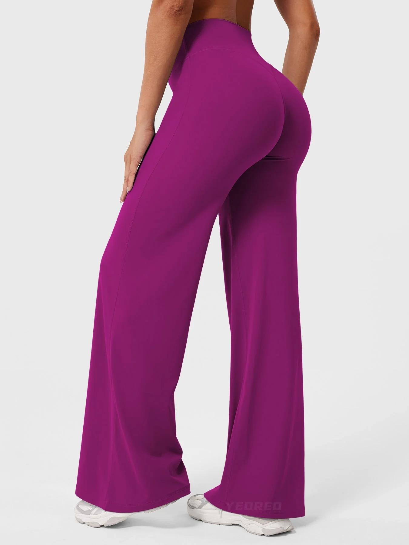 Leggings High-Waist Straight-Leg No Front Seam Buttery Soft Gym Yoga Pants for Women Fitness Tights - Image 163