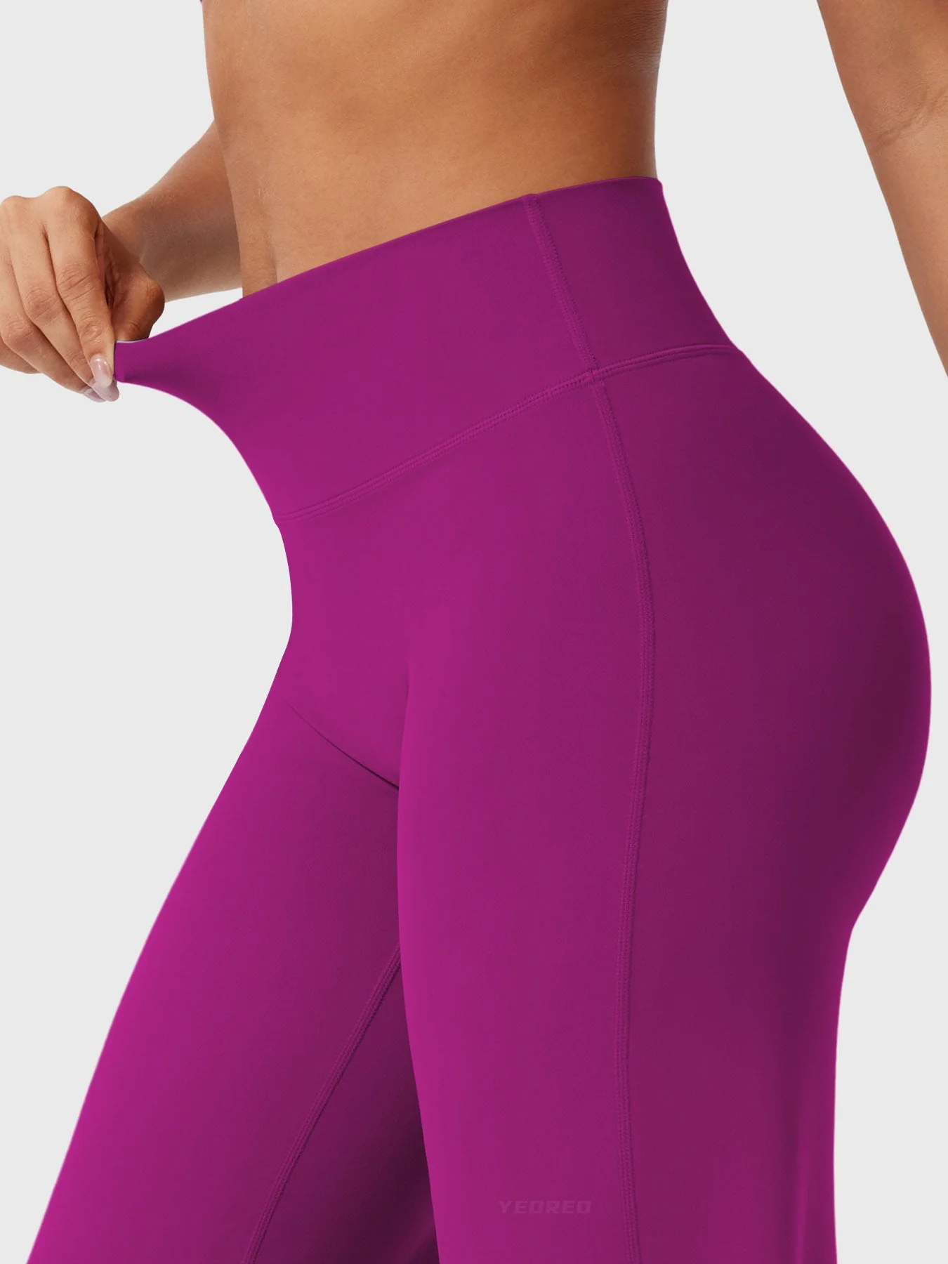 Leggings High-Waist Straight-Leg No Front Seam Buttery Soft Gym Yoga Pants for Women Fitness Tights - Image 168
