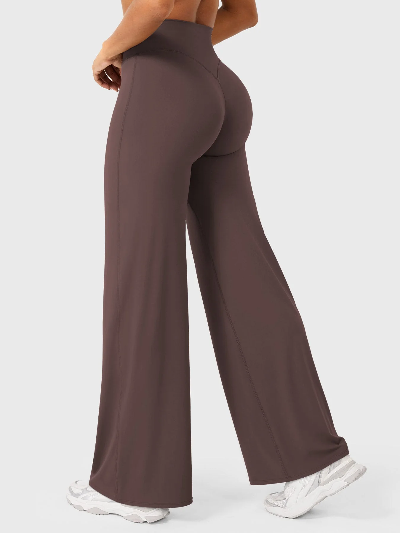 Leggings High-Waist Straight-Leg No Front Seam Buttery Soft Gym Yoga Pants for Women Fitness Tights - Image 176