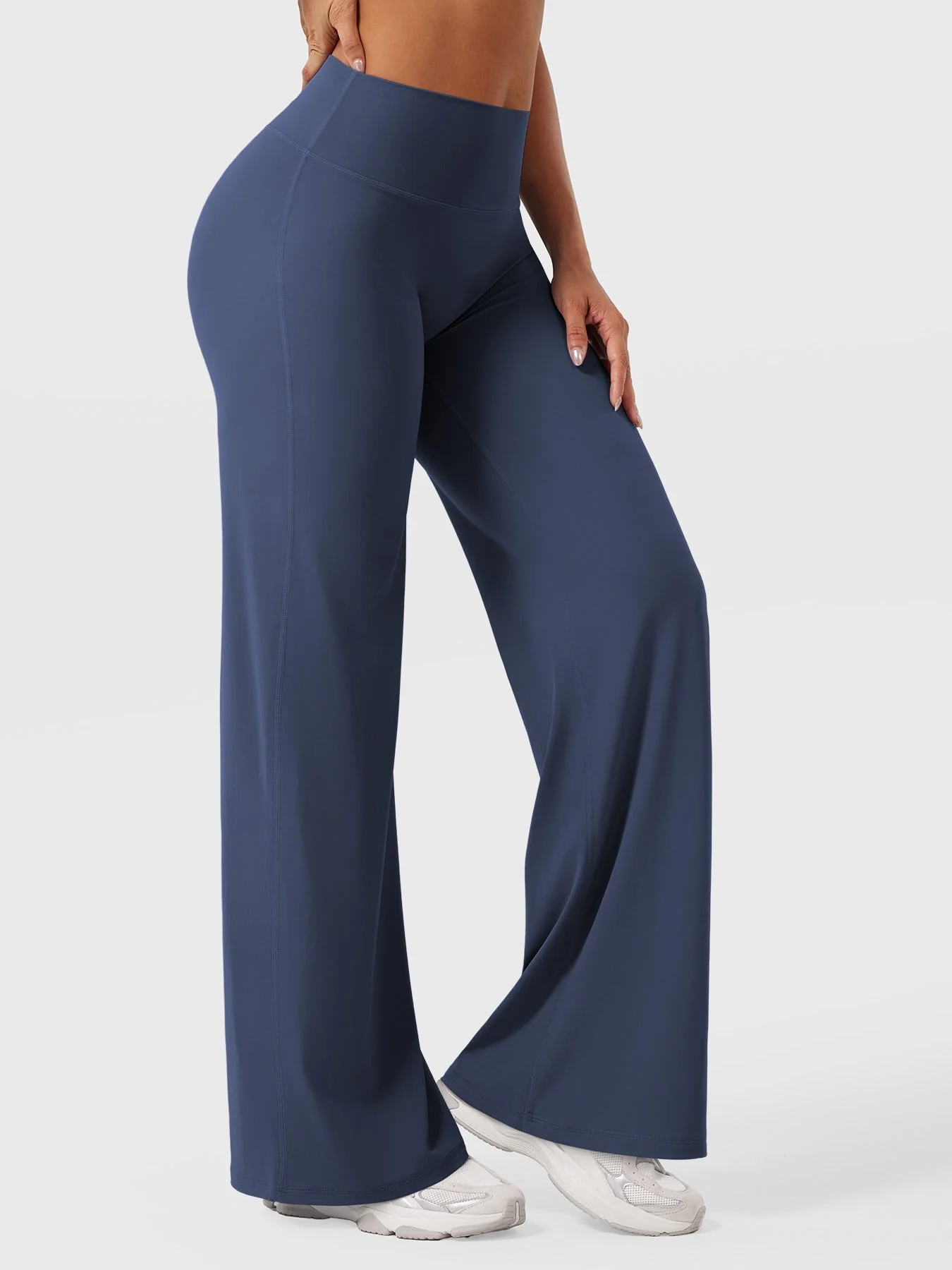 Leggings High-Waist Straight-Leg No Front Seam Buttery Soft Gym Yoga Pants for Women Fitness Tights - Image 22