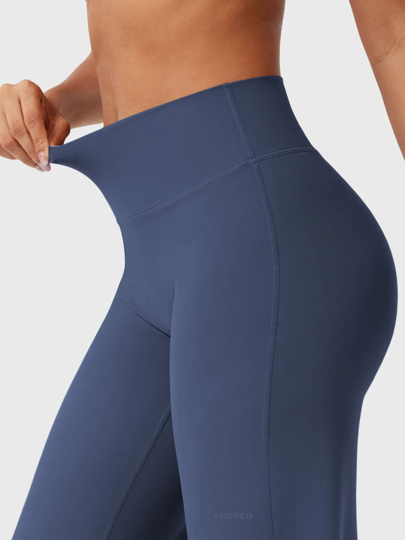 Leggings High-Waist Straight-Leg No Front Seam Buttery Soft Gym Yoga Pants for Women Fitness Tights - Image 24