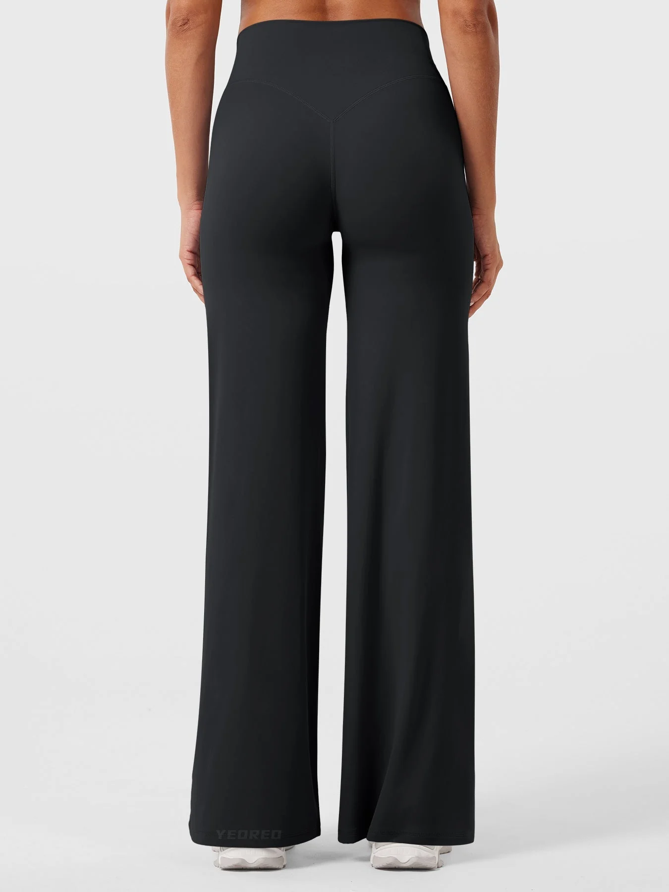 Leggings High-Waist Straight-Leg No Front Seam Buttery Soft Gym Yoga Pants for Women Fitness Tights - Image 3