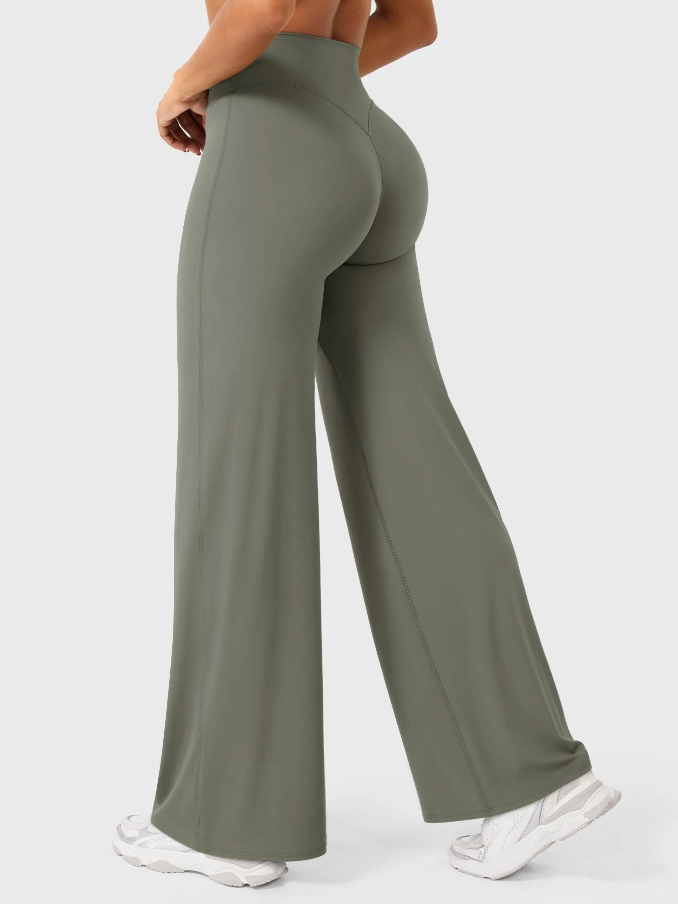 Leggings High-Waist Straight-Leg No Front Seam Buttery Soft Gym Yoga Pants for Women Fitness Tights - Image 32