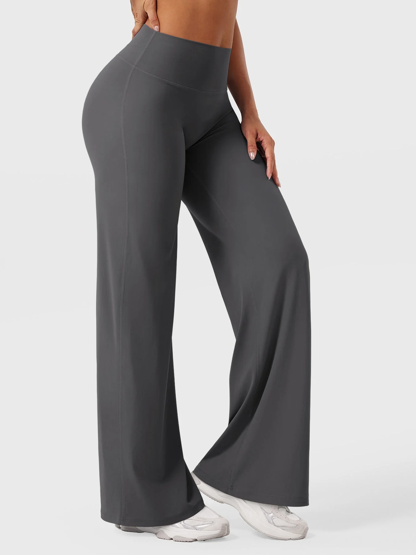 Leggings High-Waist Straight-Leg No Front Seam Buttery Soft Gym Yoga Pants for Women Fitness Tights - Image 40