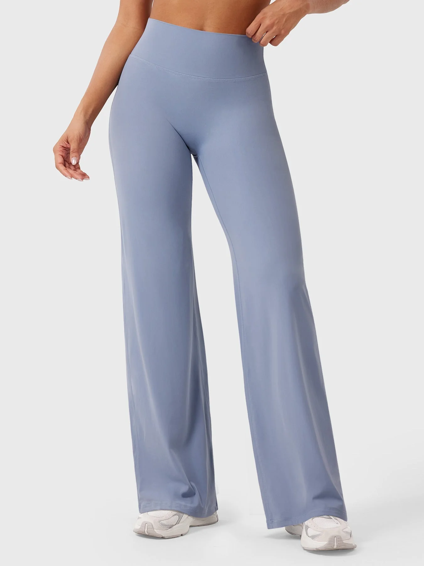 Leggings High-Waist Straight-Leg No Front Seam Buttery Soft Gym Yoga Pants for Women Fitness Tights - Image 47