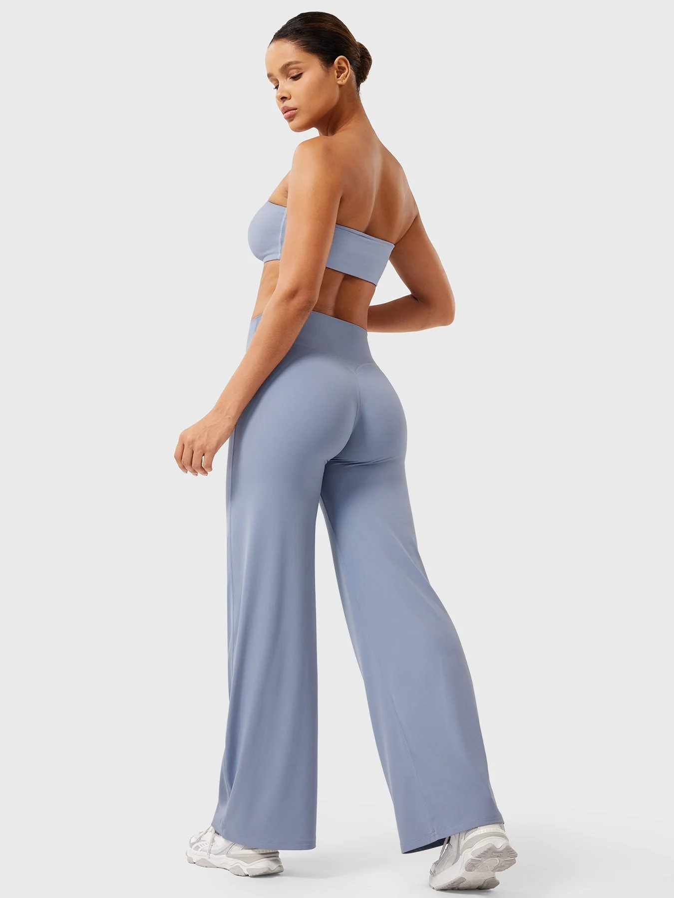 Leggings High-Waist Straight-Leg No Front Seam Buttery Soft Gym Yoga Pants for Women Fitness Tights - Image 53