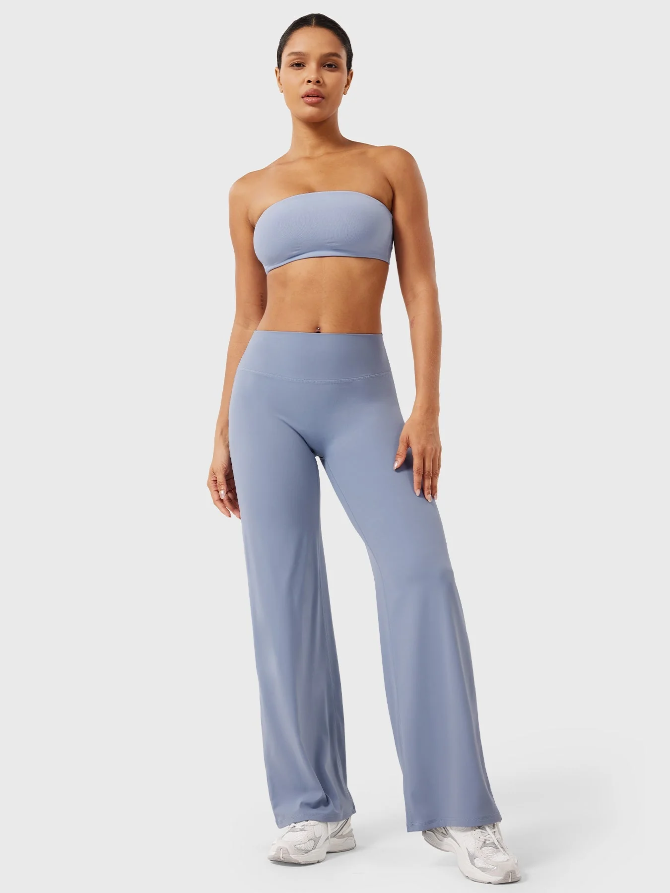 Leggings High-Waist Straight-Leg No Front Seam Buttery Soft Gym Yoga Pants for Women Fitness Tights - Image 54