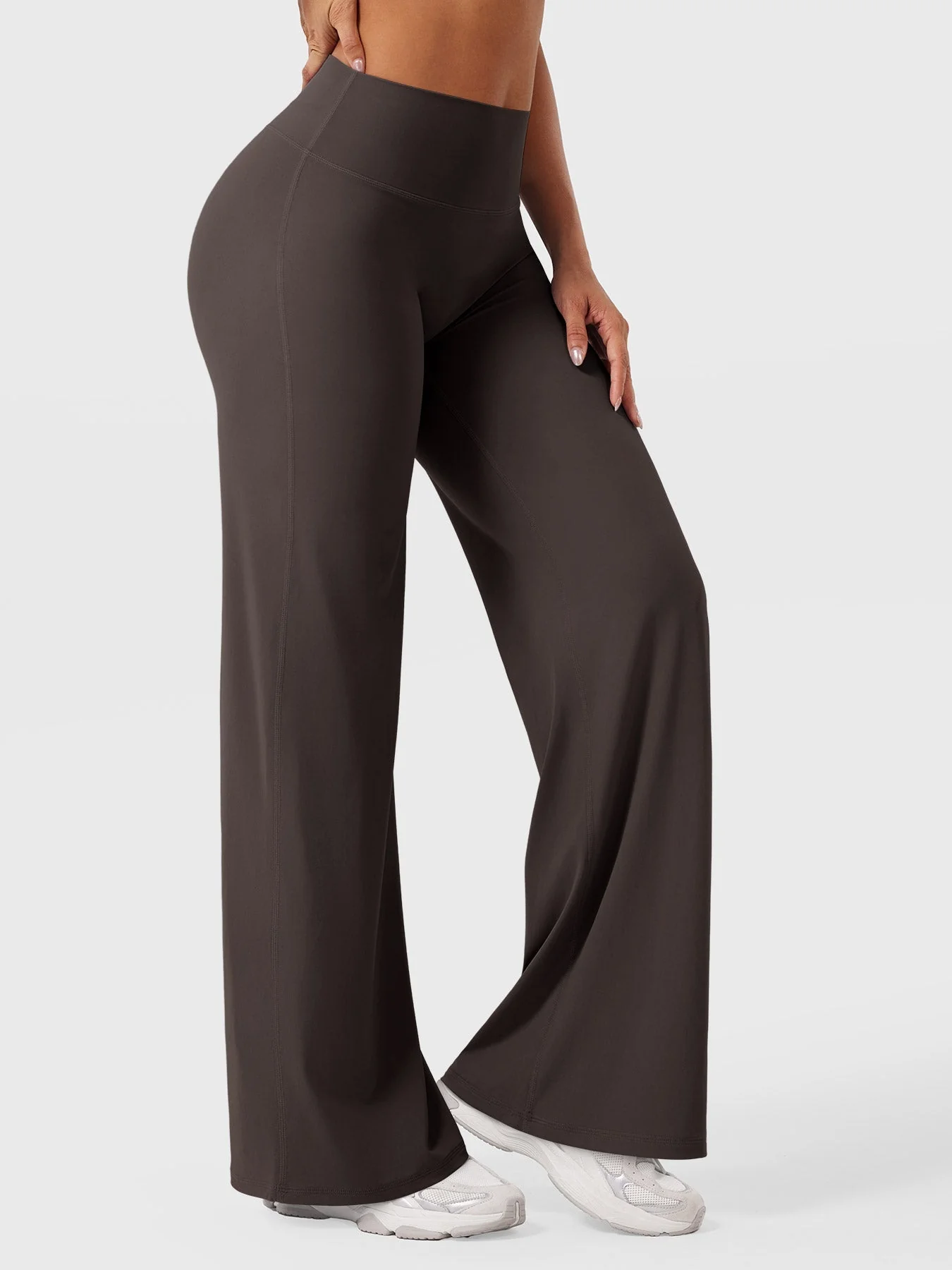 Leggings High-Waist Straight-Leg No Front Seam Buttery Soft Gym Yoga Pants for Women Fitness Tights - Image 58