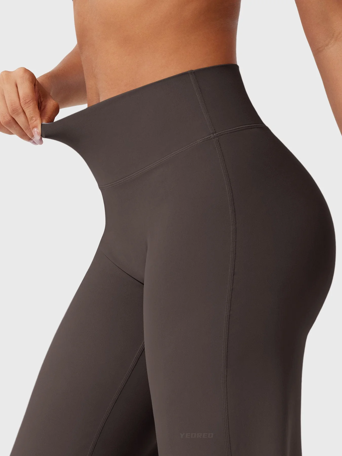 Leggings High-Waist Straight-Leg No Front Seam Buttery Soft Gym Yoga Pants for Women Fitness Tights - Image 60