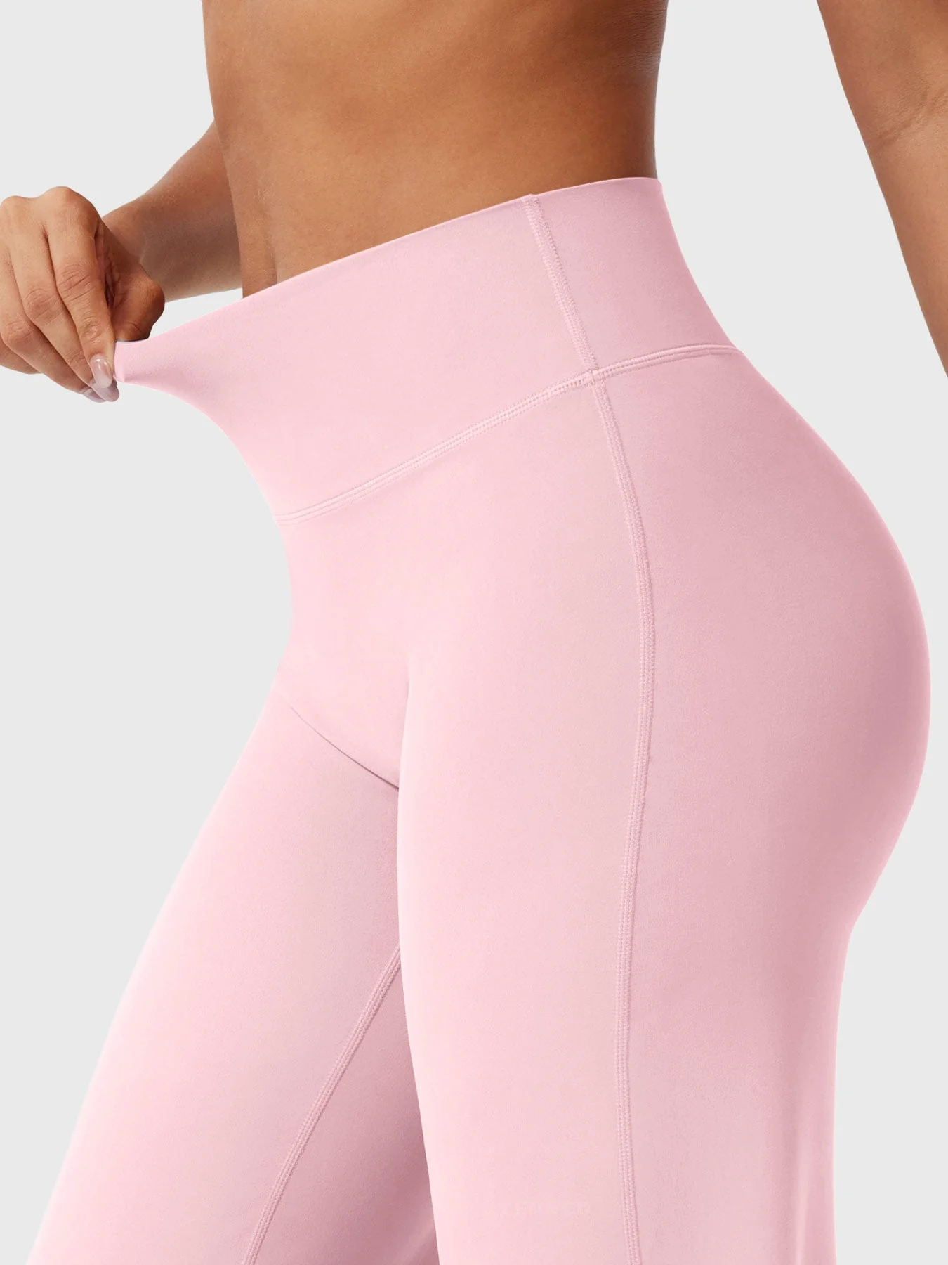 Leggings High-Waist Straight-Leg No Front Seam Buttery Soft Gym Yoga Pants for Women Fitness Tights - Image 69