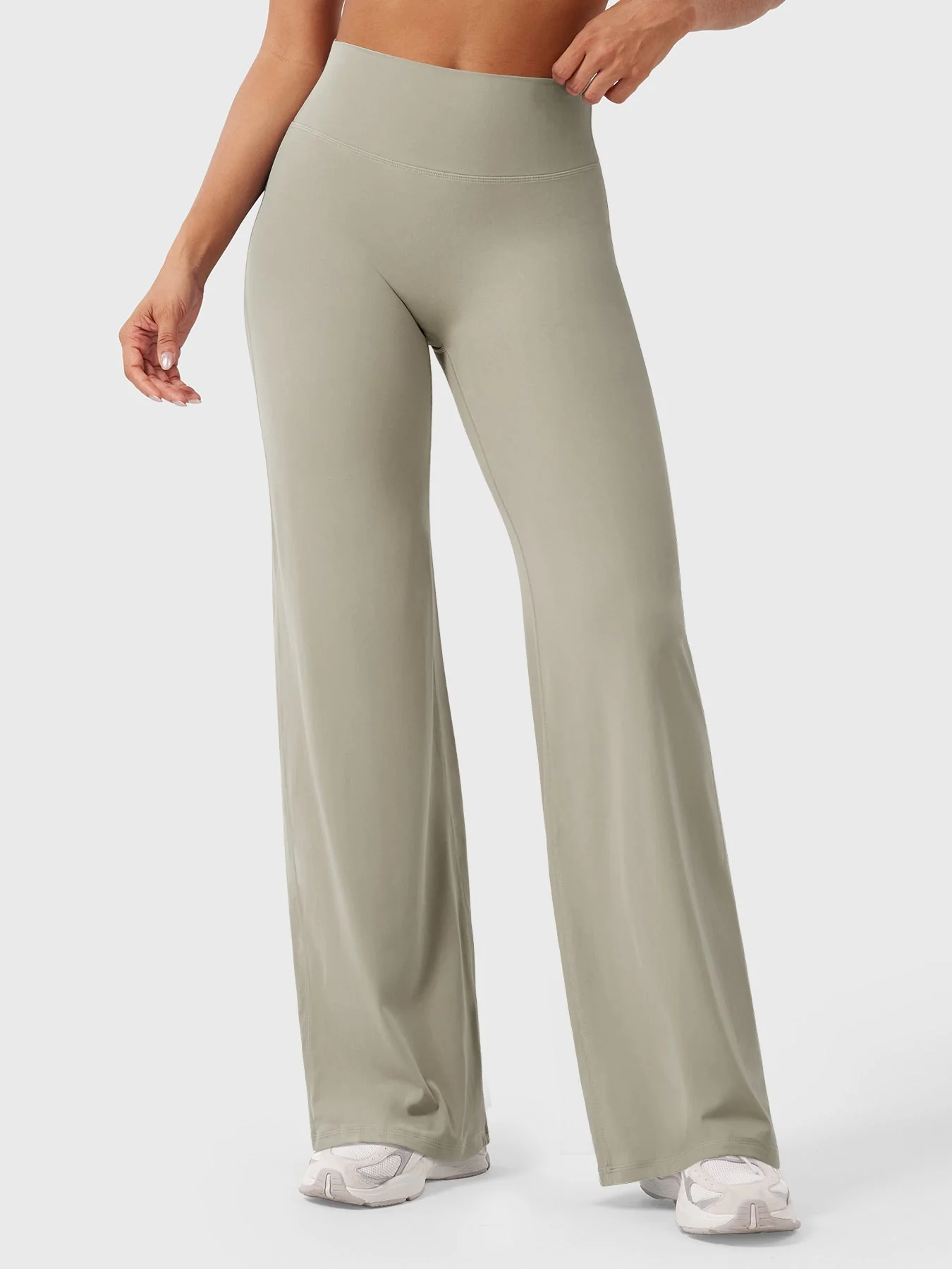 Leggings High-Waist Straight-Leg No Front Seam Buttery Soft Gym Yoga Pants for Women Fitness Tights - Image 83