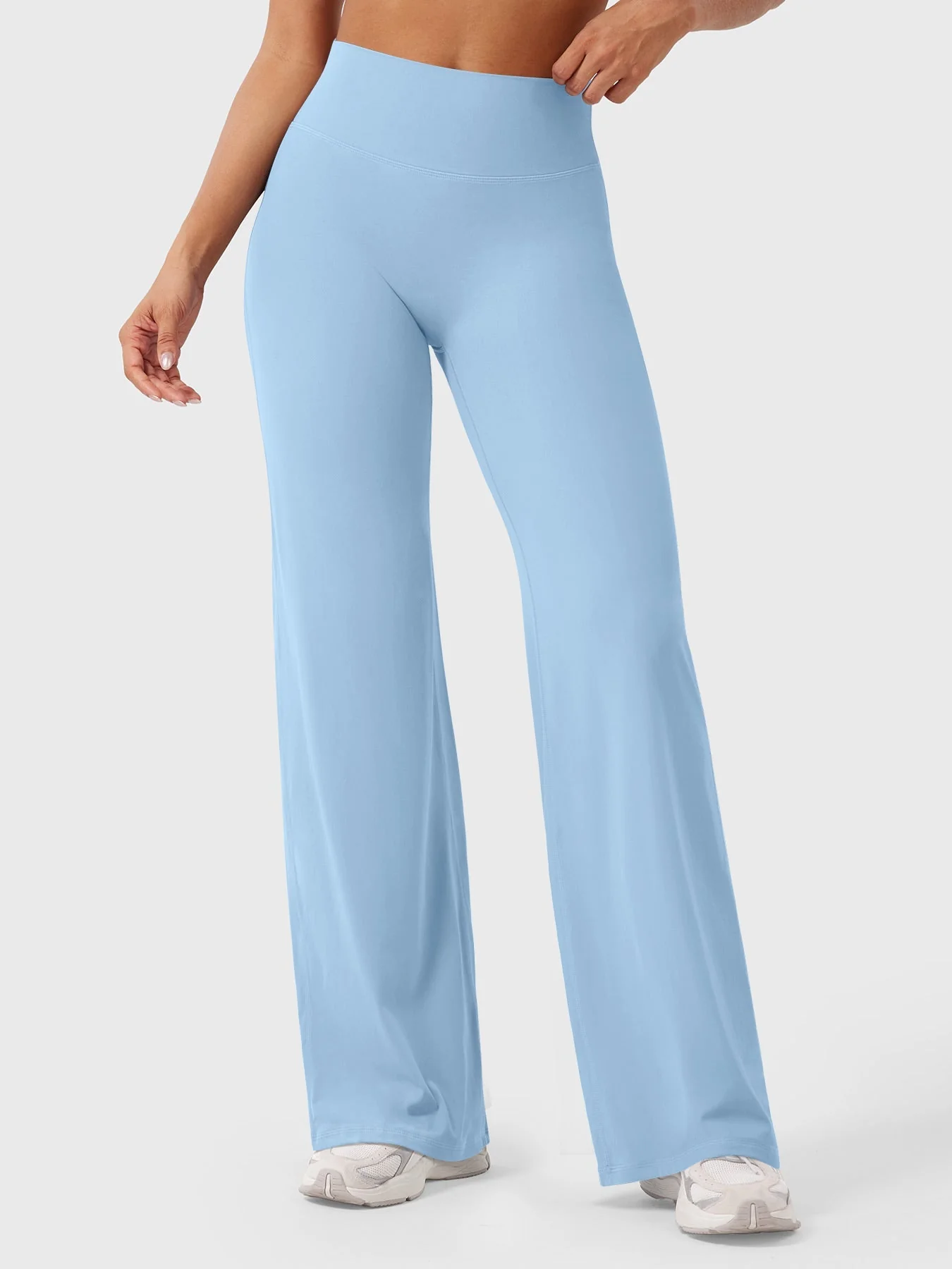 Leggings High-Waist Straight-Leg No Front Seam Buttery Soft Gym Yoga Pants for Women Fitness Tights - Image 92