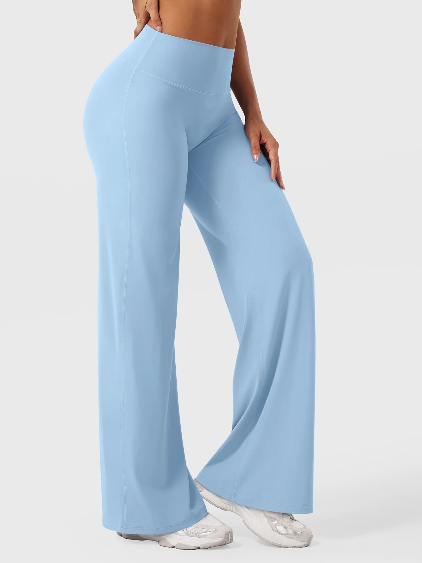 Leggings High-Waist Straight-Leg No Front Seam Buttery Soft Gym Yoga Pants for Women Fitness Tights - Image 94